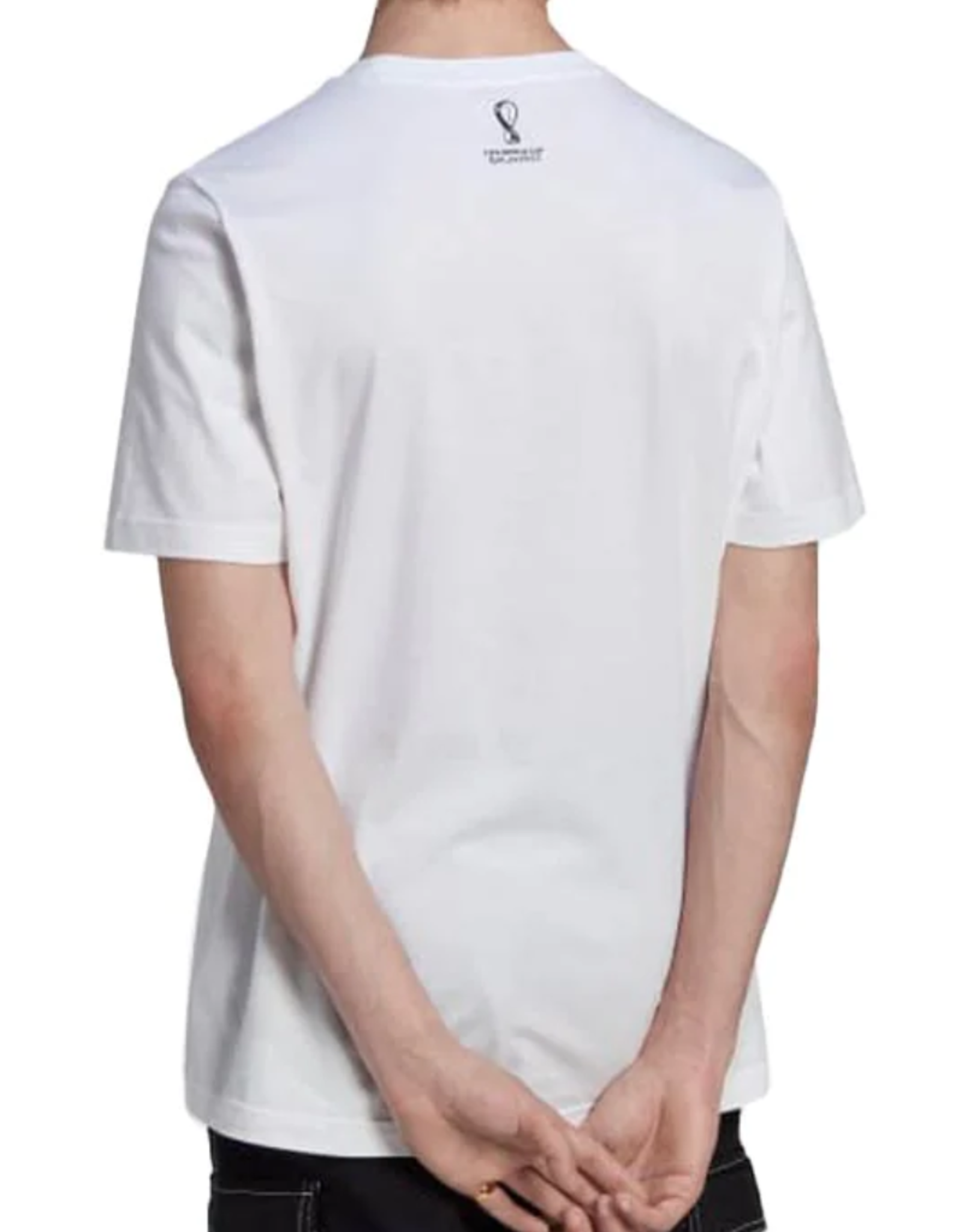 Adidas Men's World Cup Soccer T-Shirt Spain White