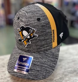 Fanatics Fanatics Defender Stretch Fit Hat Pittsburgh Penguins Black