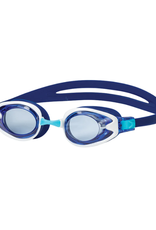 Leader Aqua Sport Swim Goggles Adult Narrow Blue/Blue/White