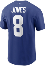 Nike Men's Player T-Shirt Jones #8 New York Giants Blue