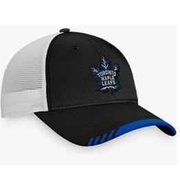Fanatics Fanatics '22 Alternate Trucker Adjustable Hat Toronto Maple Leafs Black/White