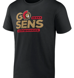 Fanatics Fanatics '22 Ice Cluster T-Shirt Ottawa Senators Black