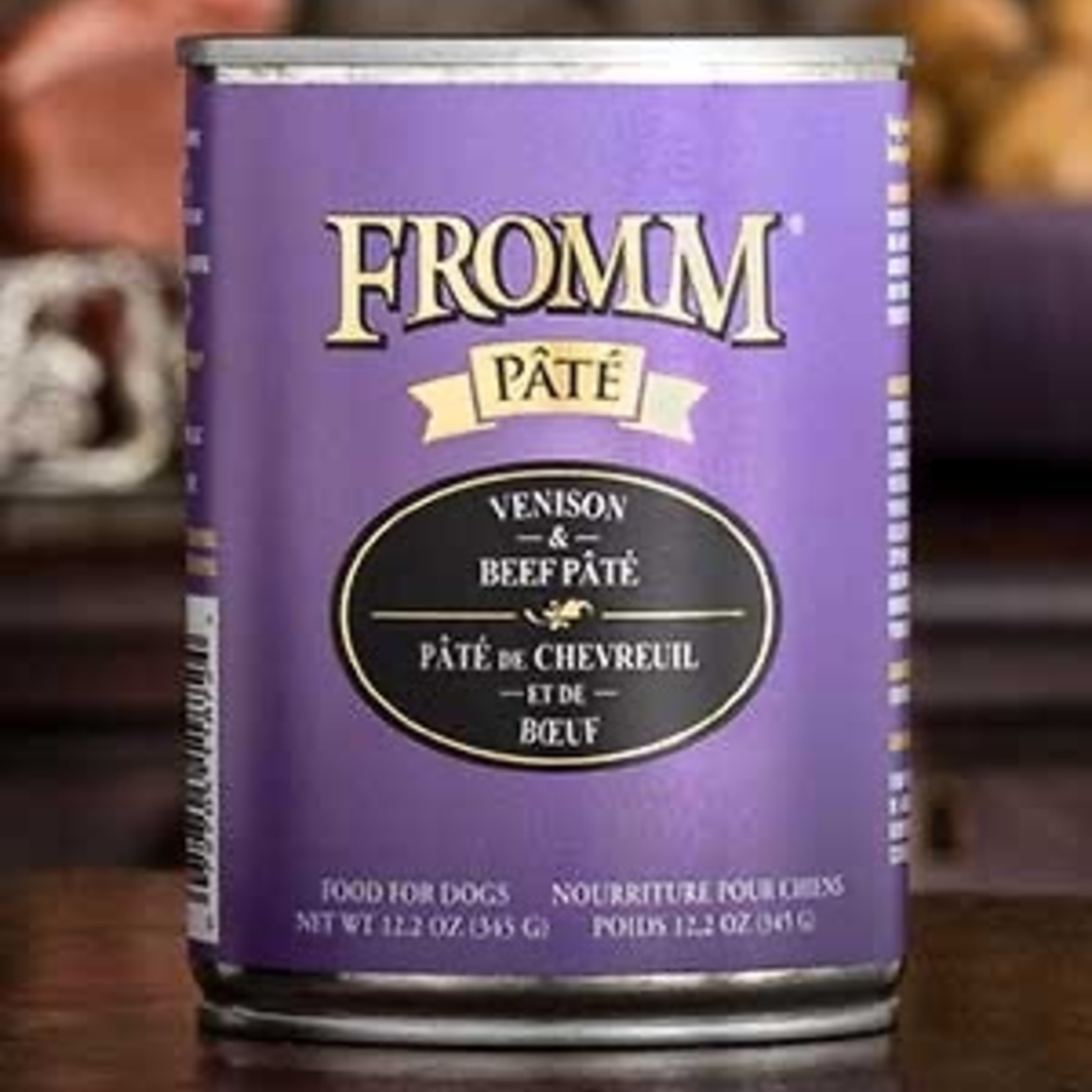 FROMM Fromm VENISON/BEEF PATE 12 OZ