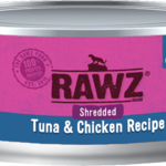 RAWZ TUNA & CHICKEN SHRED FOR CATS 5.5OZ