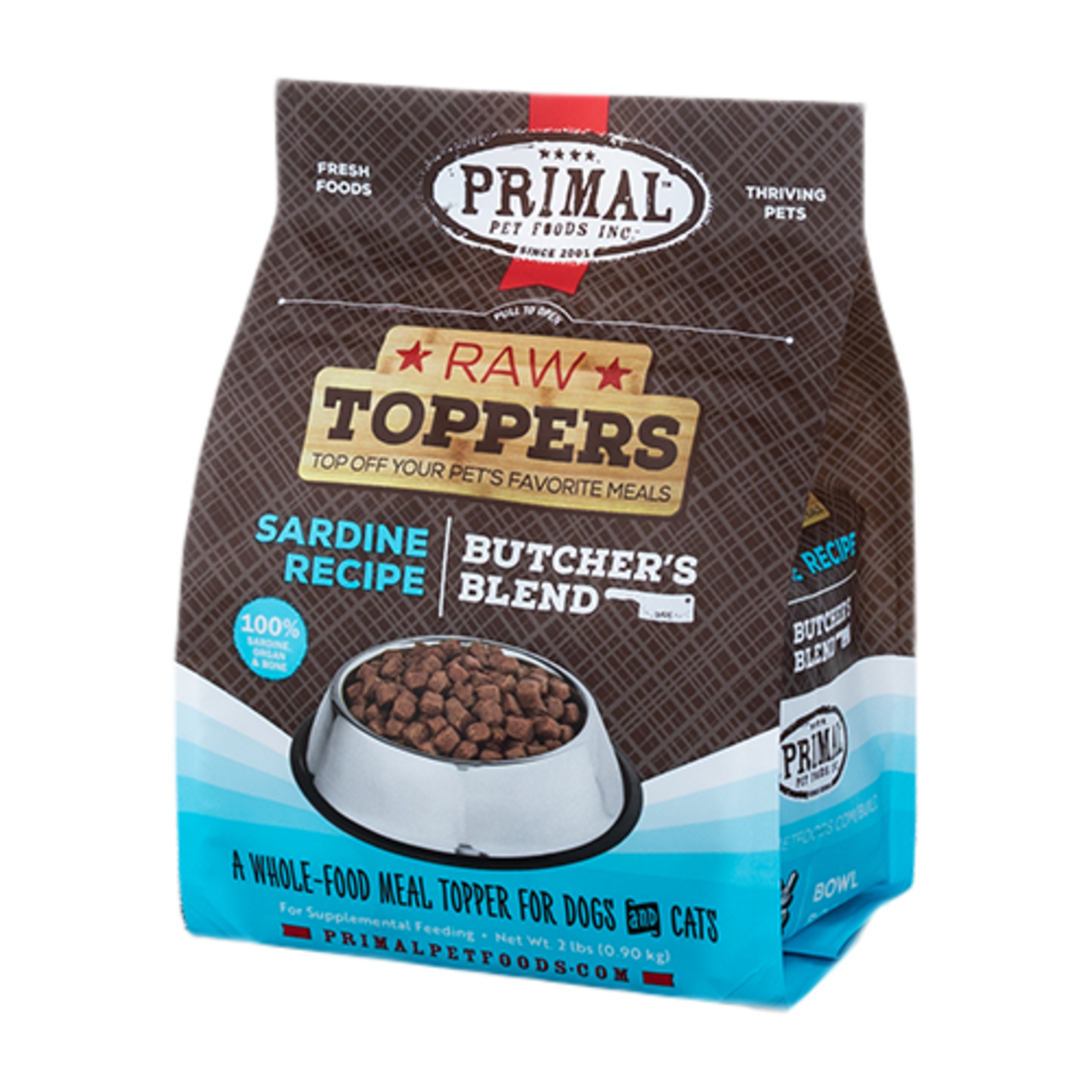 PRIMAL Primal Butcher Blend Topper Sardine 2#