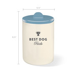 Petshop Petshop Best Dog Treat Jar Blue