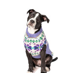 CHILLY DOG Chilly Dog Sweater Lavender Flowers