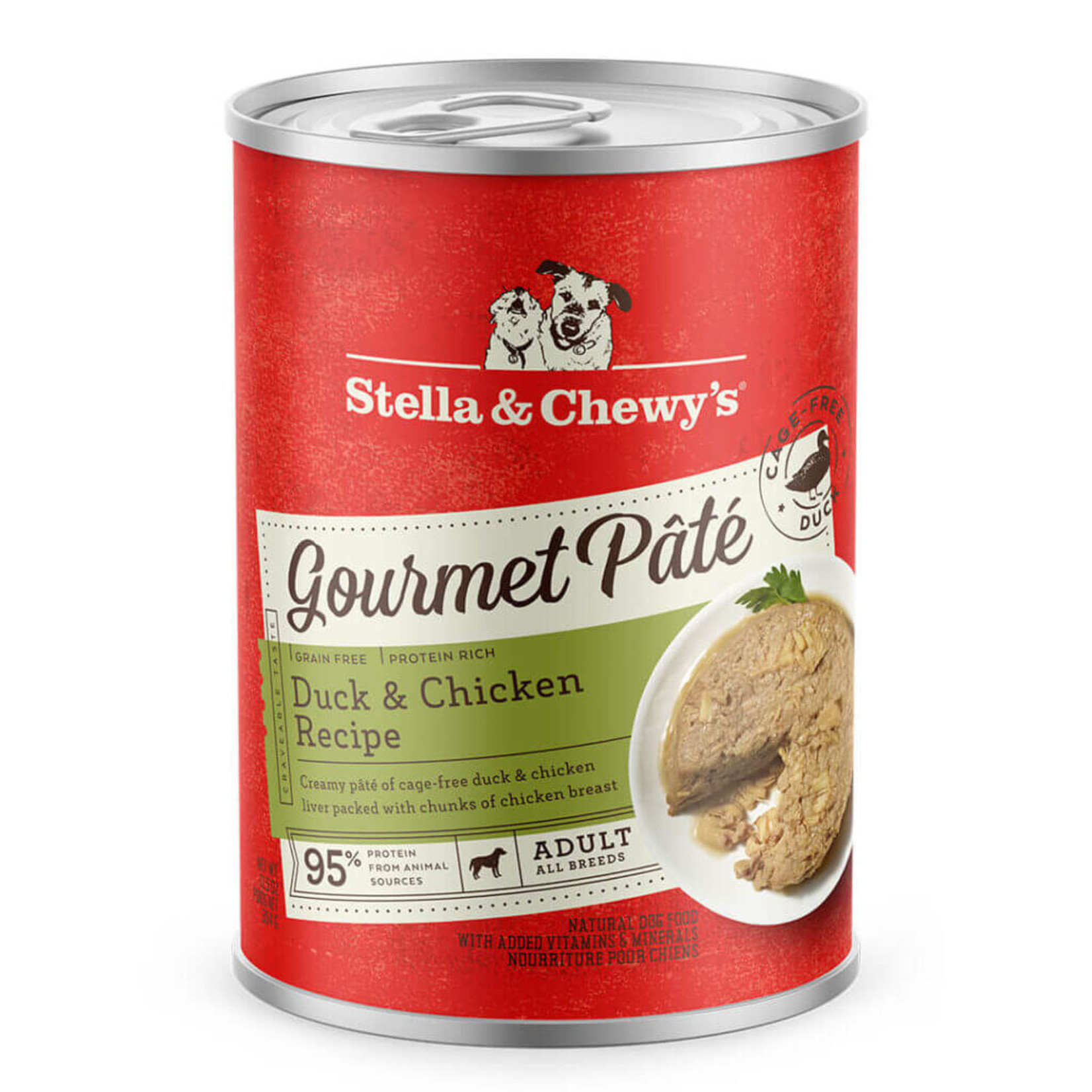 STELLA & CHEWY'S STELLA & CHEWY'S DOG GOURMET PATE DUCK & CHICKEN 12.5OZ