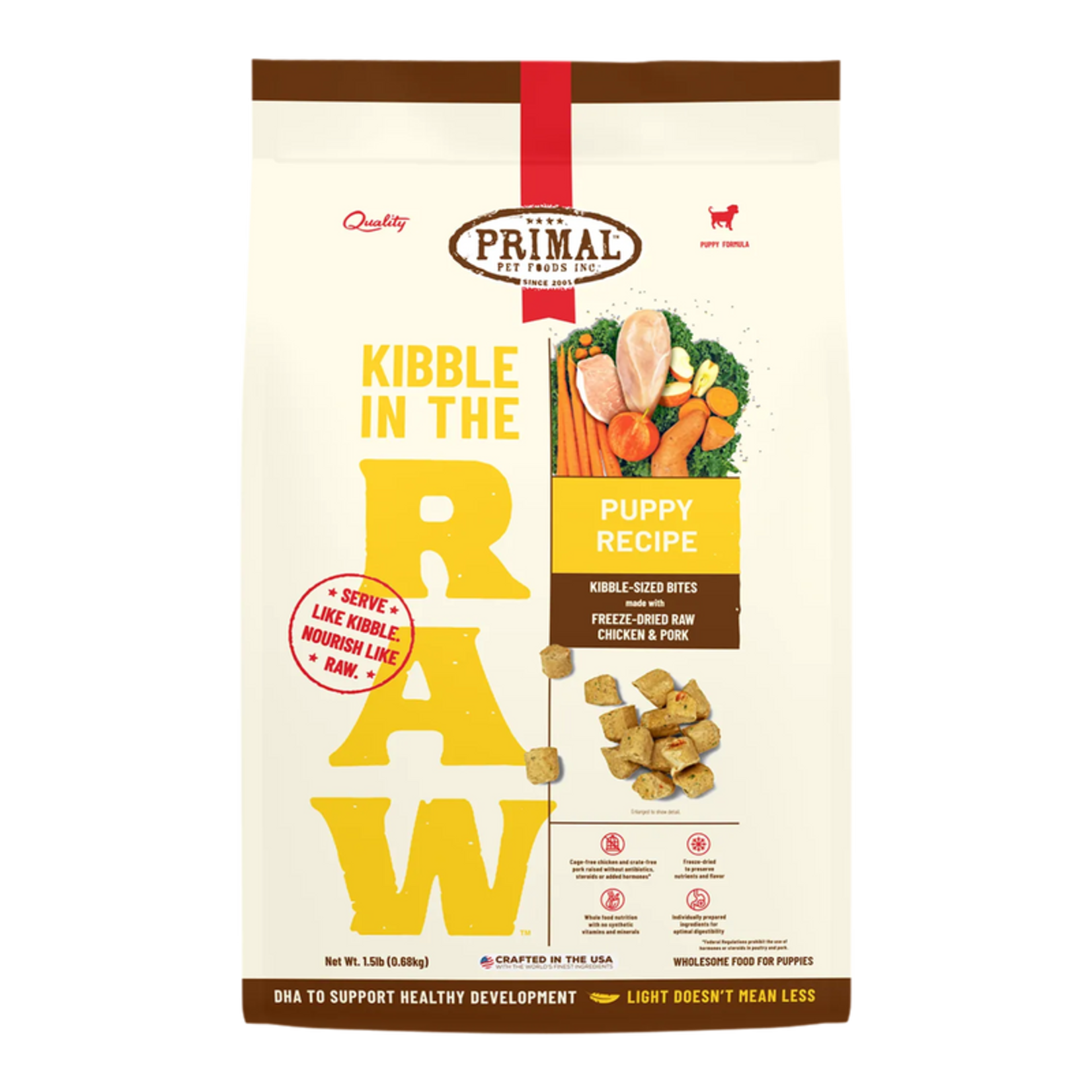 PRIMAL Primal Kibble In the Raw Puppy
