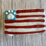 LEAPS & BONES Red White and Blue Flag Biscuit