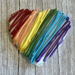 LEAPS & BONES Pride Rainbow Heart Biscuit