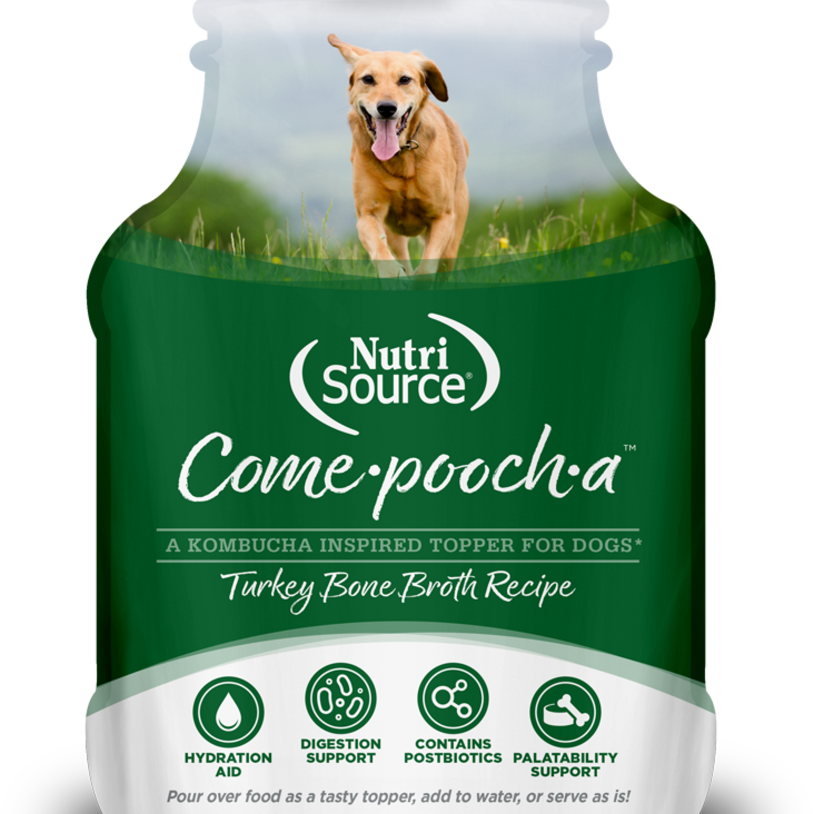 Nutri Source Nutrisource Come-Pooch-A Turkey Bone Broth 12 oz.
