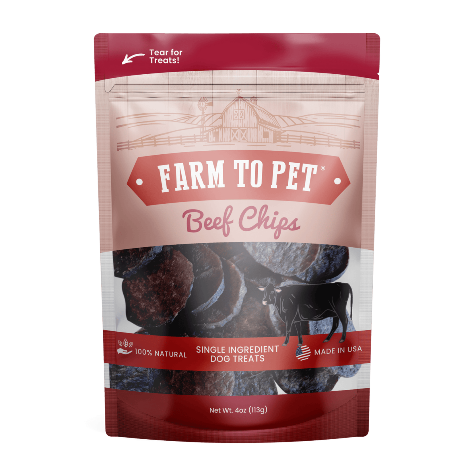 Farm To Pet Farm to Pet Beef Chips