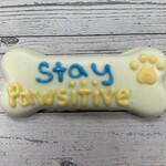 LEAPS & BONES Biscuit Inspirational Stay Pawsitive Bone