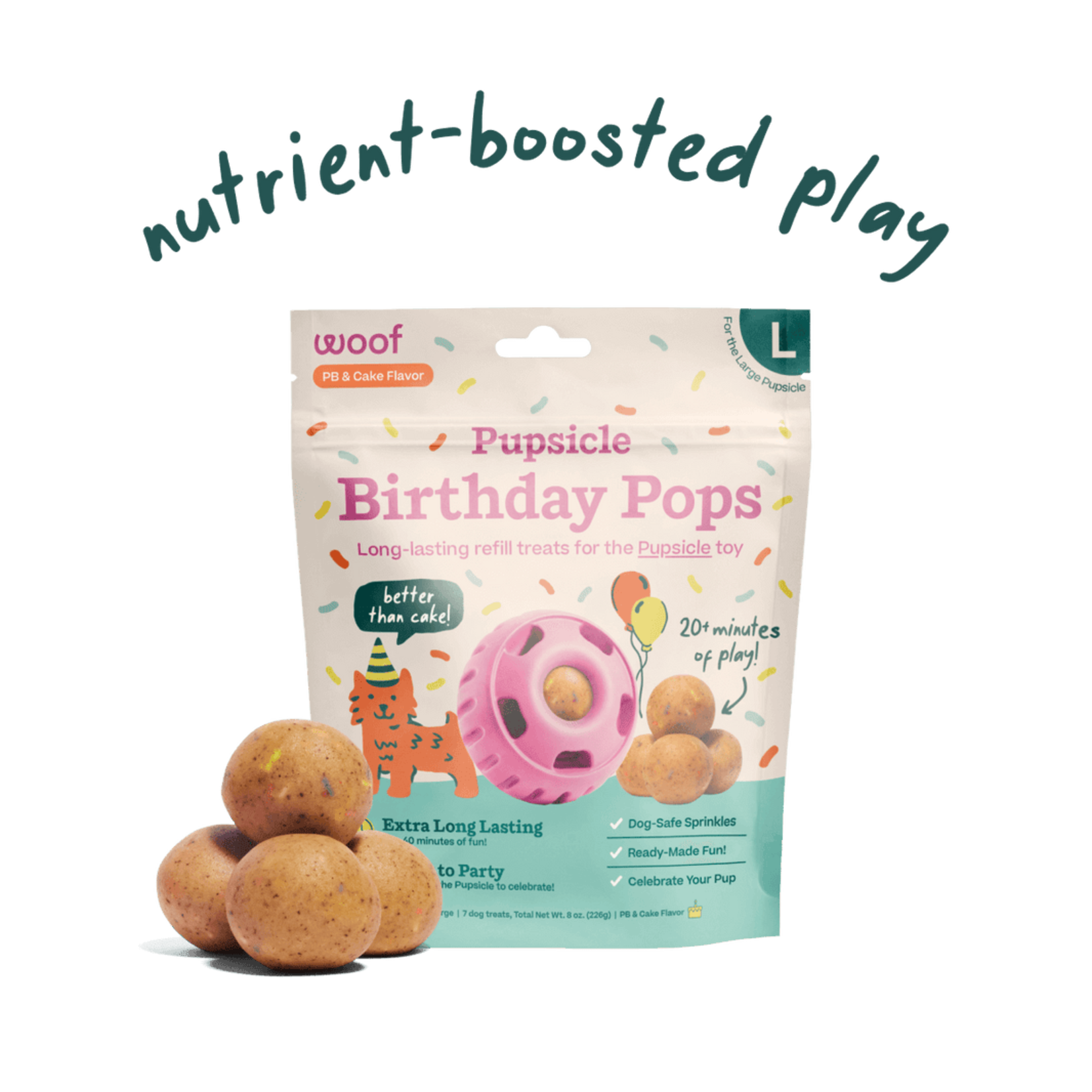 WOOF Woof Pupsicle Refill Pops Birthday