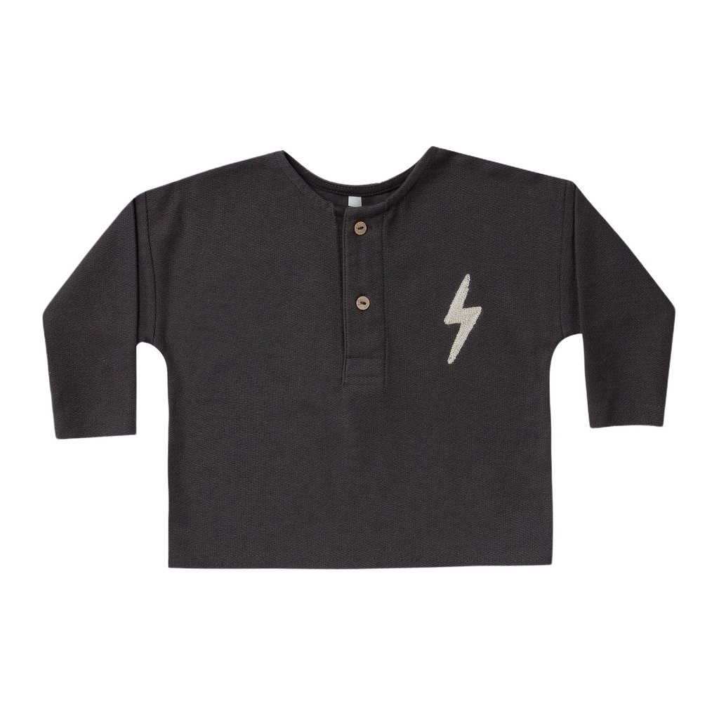 henley sweatshirt