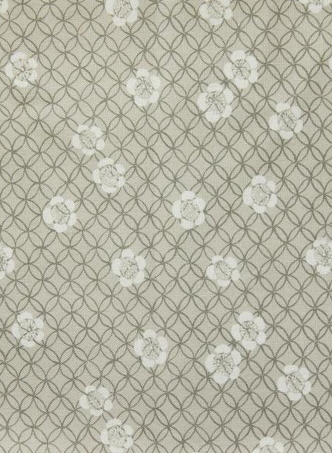 ANEMONE PORCELAIN FABRIC BY YARD