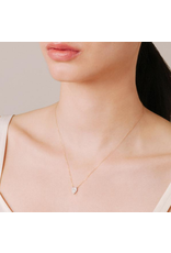 ADINA REYTER SOLID PAVE TEARDROP NECKLACE