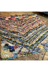 BOUCHEROUITE SCRAP RUG 6'5" X 4'8"