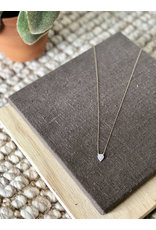ADINA REYTER SOLID PAVE TEARDROP NECKLACE