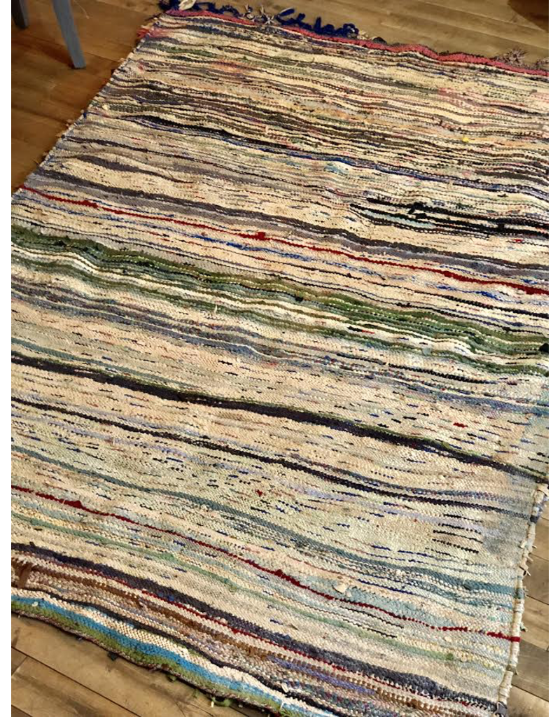 BOUCHEROUITE SCRAP RUG 6'5" X 4'8"
