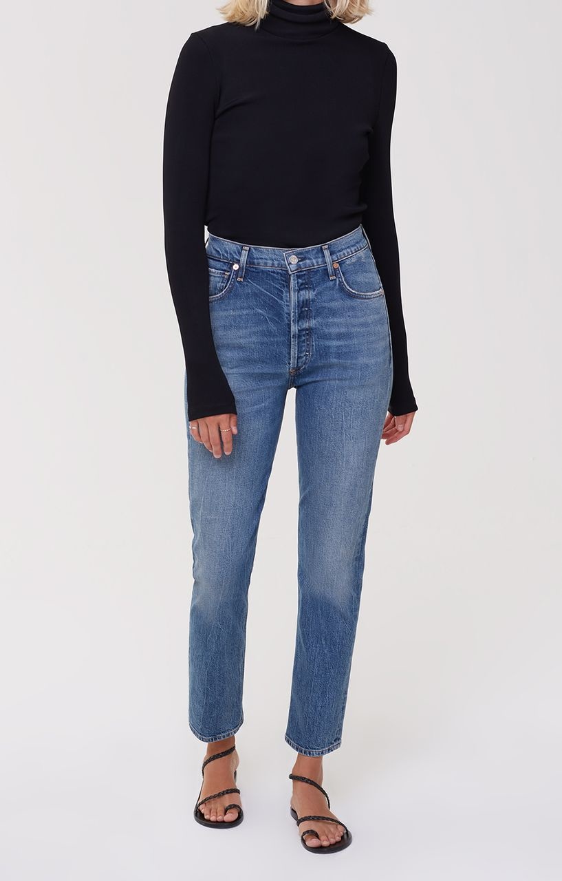 Rise Straight Leg Jeans Citizens Of Humanity Charlotte Charlotte