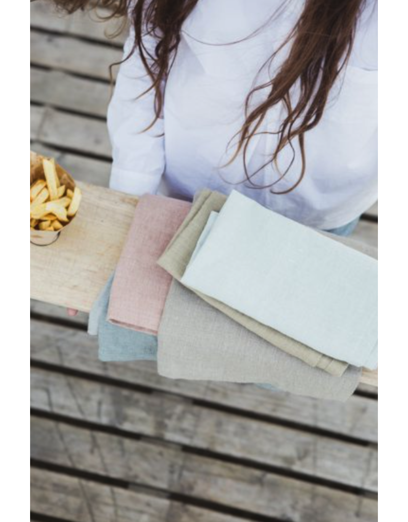LIBECO LINEN POLYLIN WASHED NAPKIN