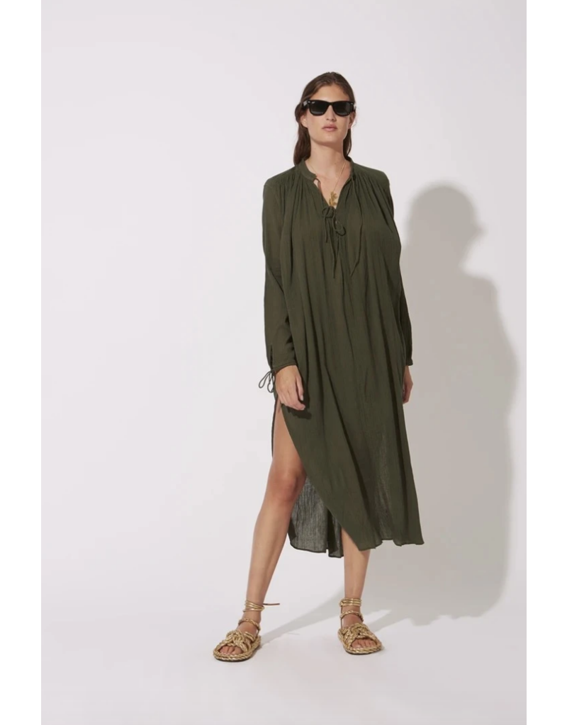 NEW CIGARETTE DRESS KAKI - LAURENCE BRAS - Ella's | Clothing