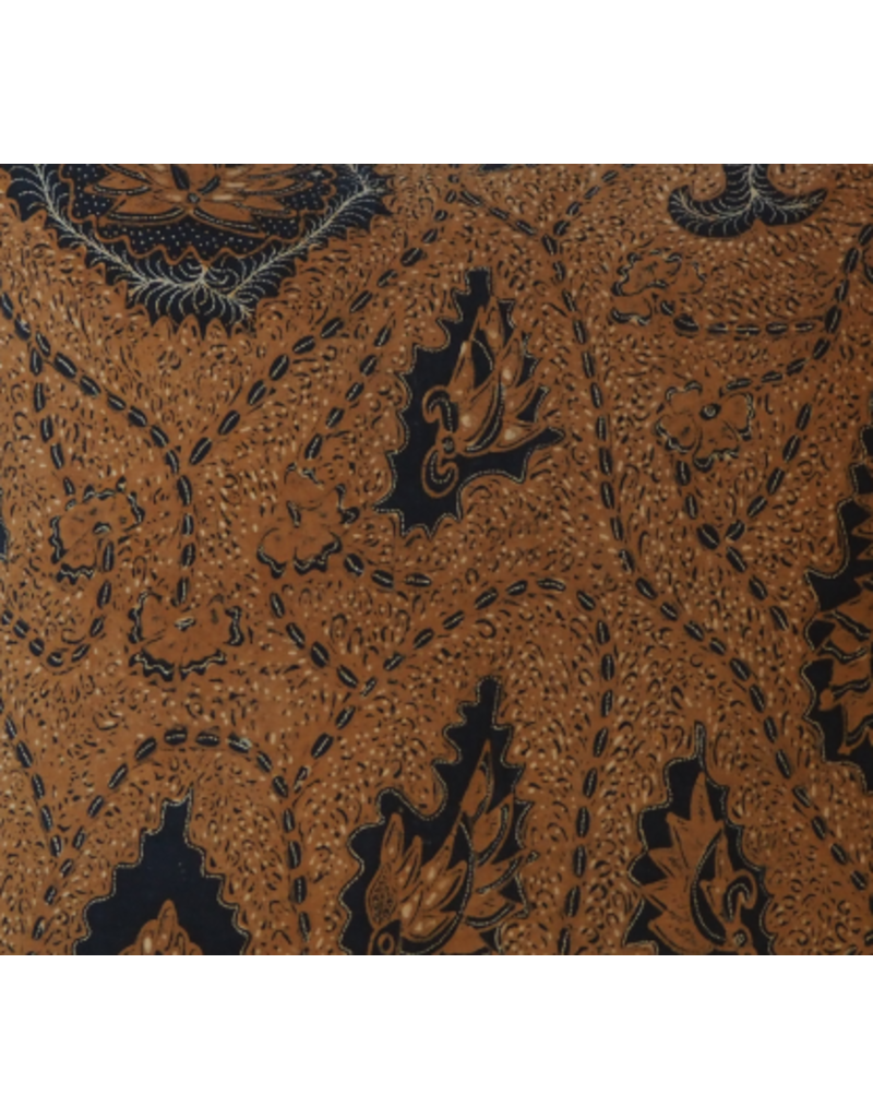 BLUE INDONESIAN BATIK PILLOW 18" X 18"