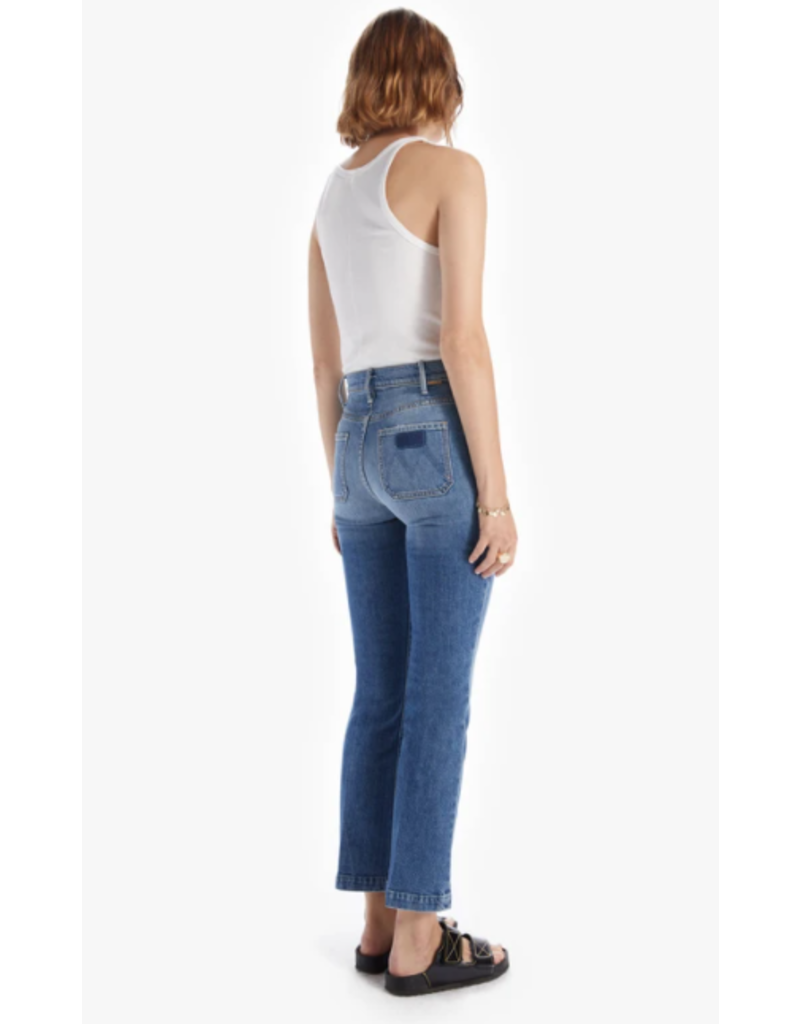 MOTHER DENIM THE HUSTLER PATCH POCKET FLOOD
