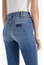 MOTHER DENIM THE HUSTLER PATCH POCKET FLOOD