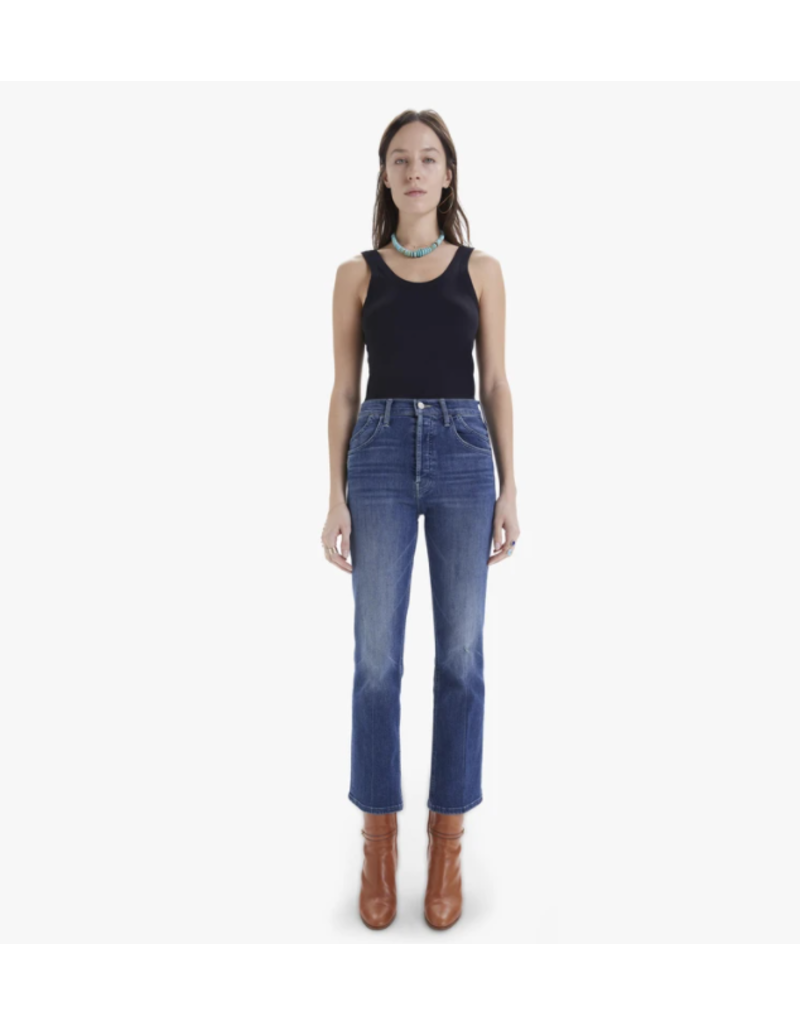 MOTHER DENIM THE STASH TRIPPER ANKLE IN GETALONGS GAL