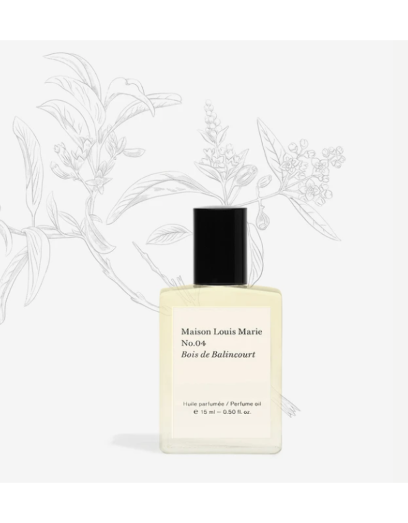 MAISON LOUIS MARIE NO. 04 BOIS DE BALINCOURT .5OZ PERFUME OIL