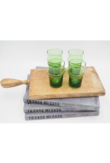 SCHWUNG HOME USA HANDBLOWN MOROCCAN GREEN GLASS