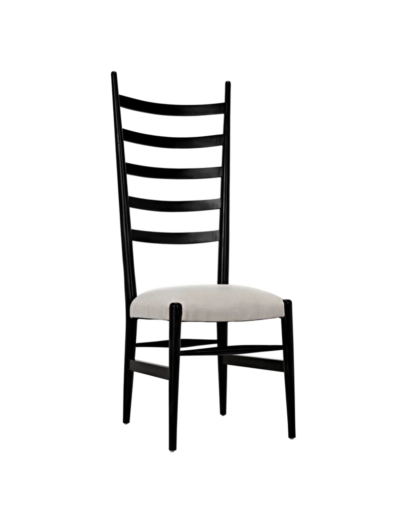 Noir Ladder Chair, Hand Rubbed Black