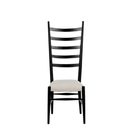 Noir Ladder Chair, Hand Rubbed Black