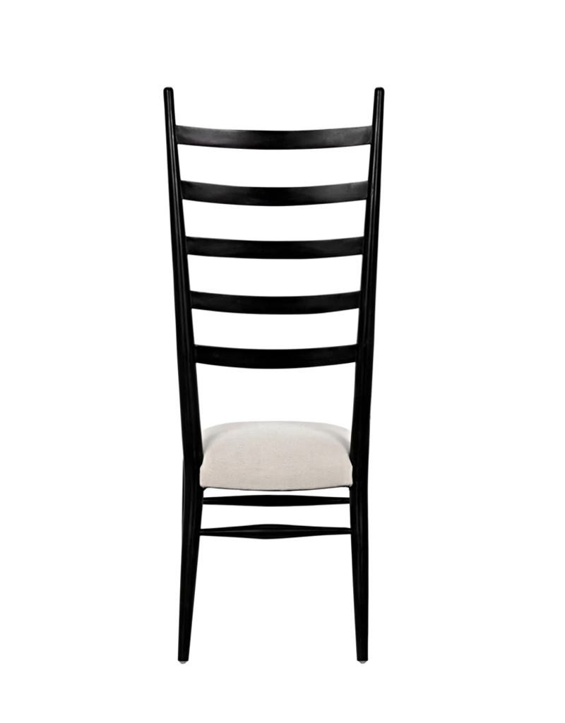 Noir Ladder Chair, Hand Rubbed Black