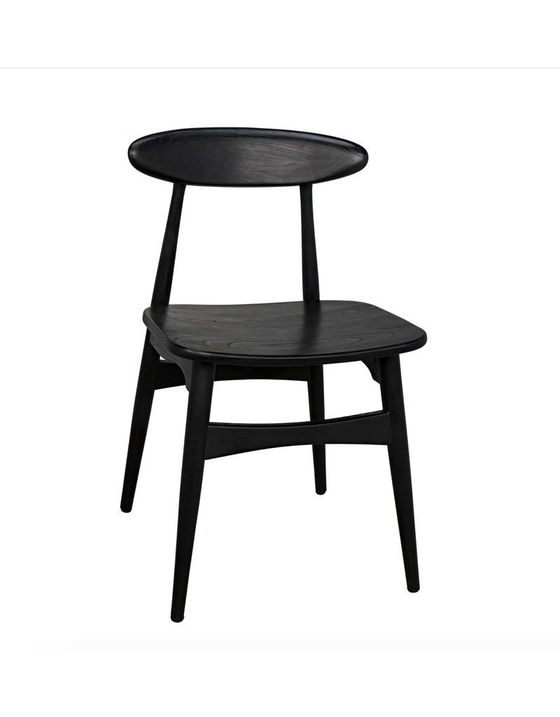 Noir Surf Chair, Charcoal Black
