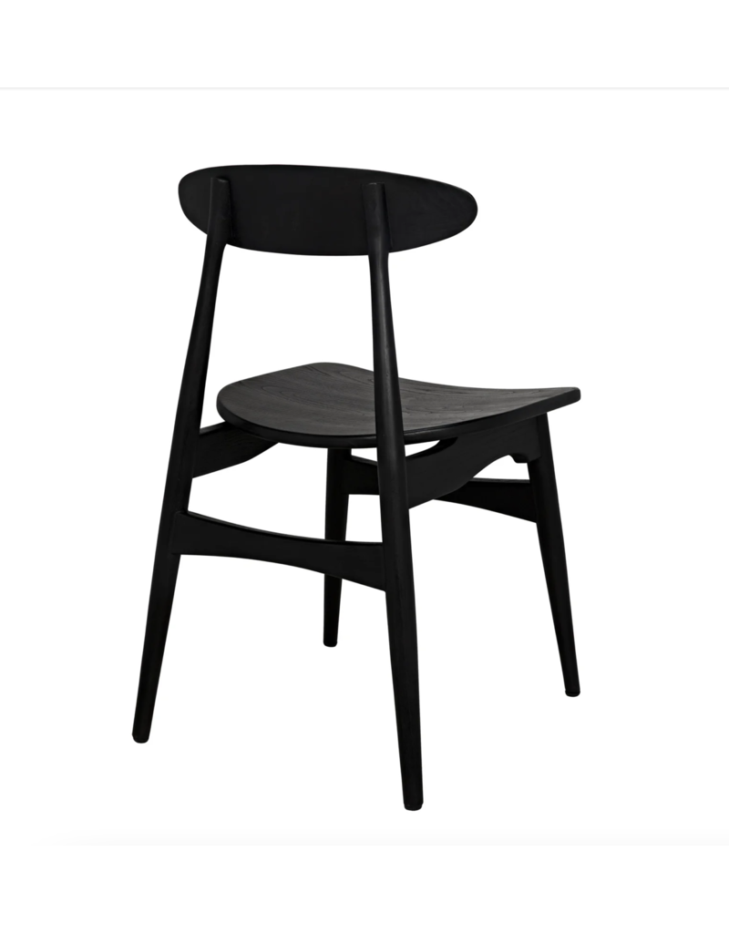 Noir Surf Chair, Charcoal Black
