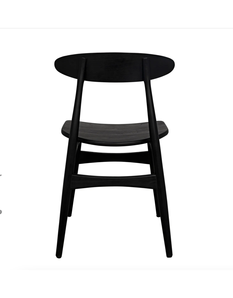 Noir Surf Chair, Charcoal Black