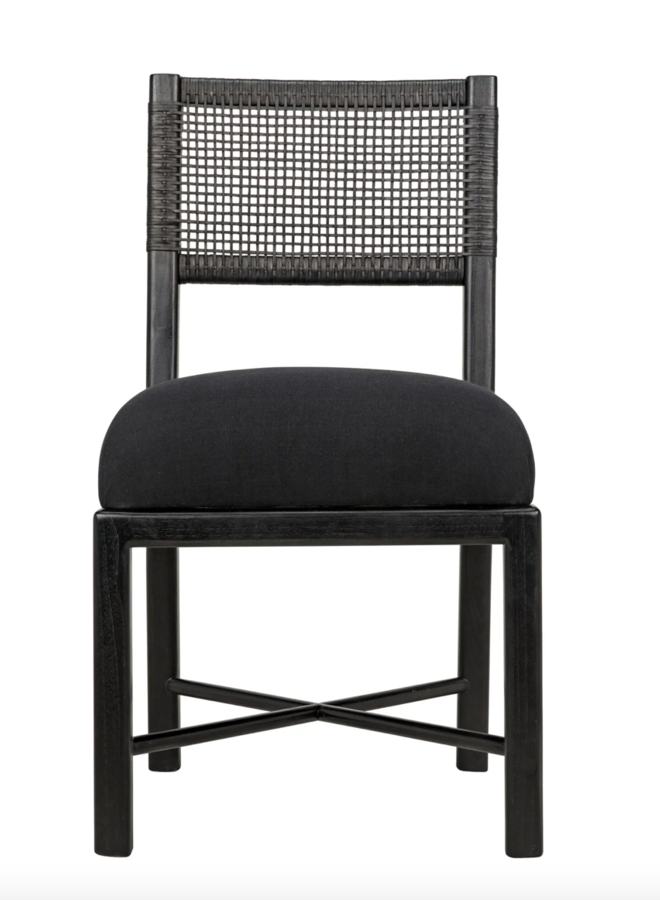 Lobos Chair, Charcoal Black