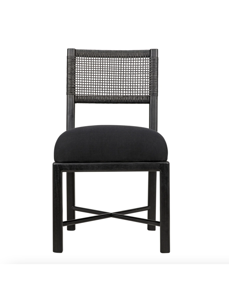 Noir Lobos Chair, Charcoal Black