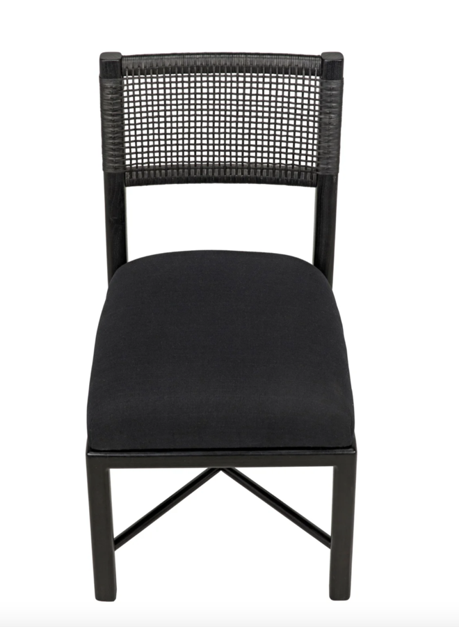 Lobos Chair, Charcoal Black