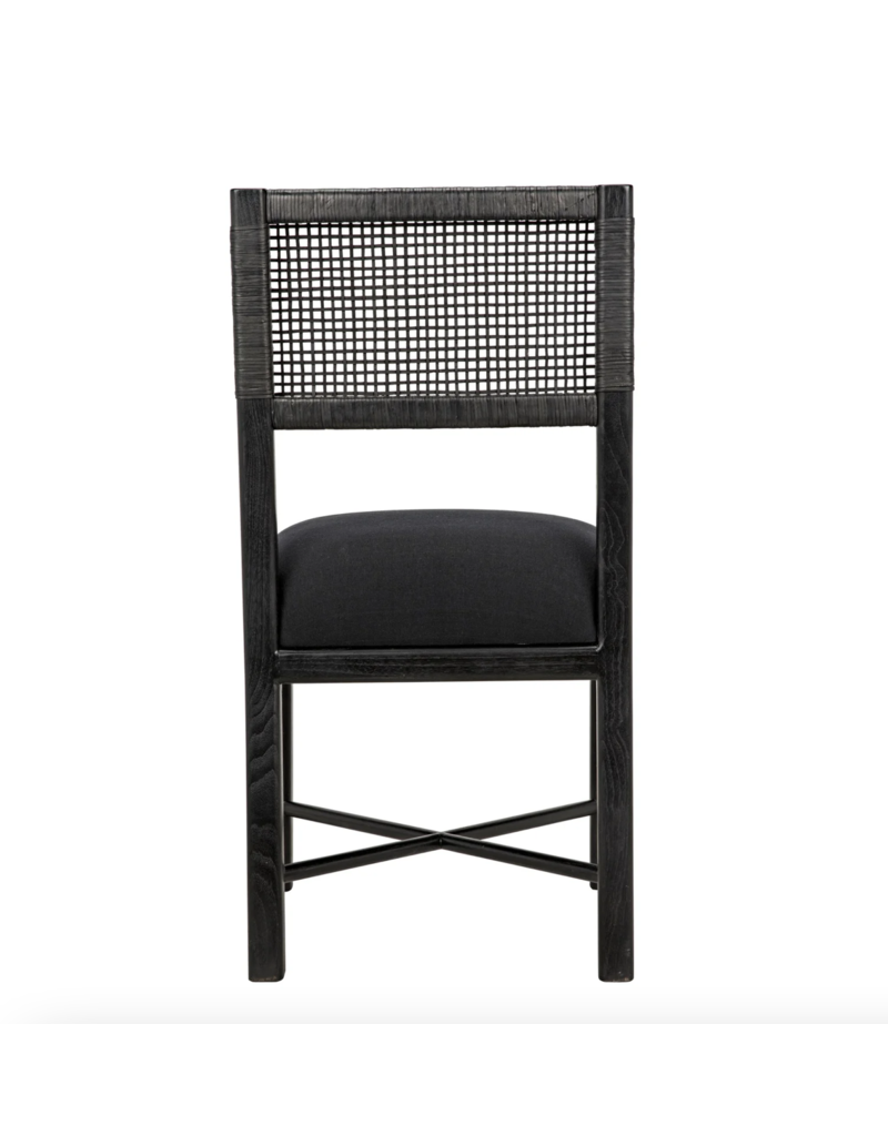 Noir Lobos Chair, Charcoal Black