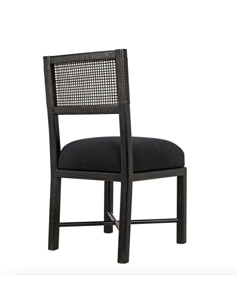 Noir Lobos Chair, Charcoal Black