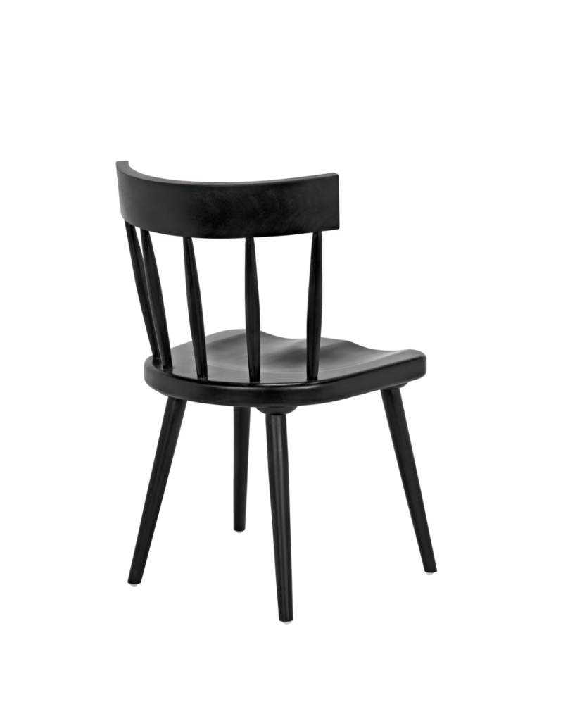 Noir Esme Chair, Hand Rubbed Black