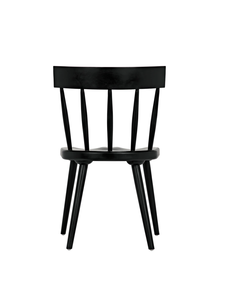 Noir Esme Chair, Hand Rubbed Black