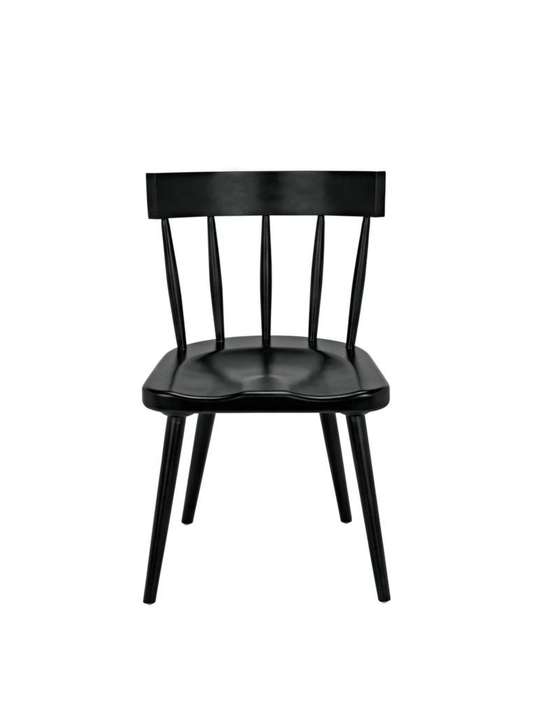 Noir Esme Chair, Hand Rubbed Black