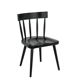 Noir Esme Chair, Hand Rubbed Black