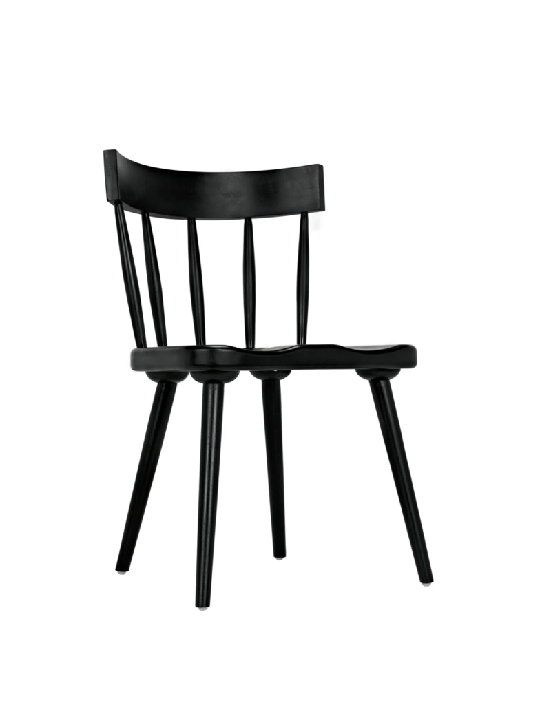 Noir Esme Chair, Hand Rubbed Black